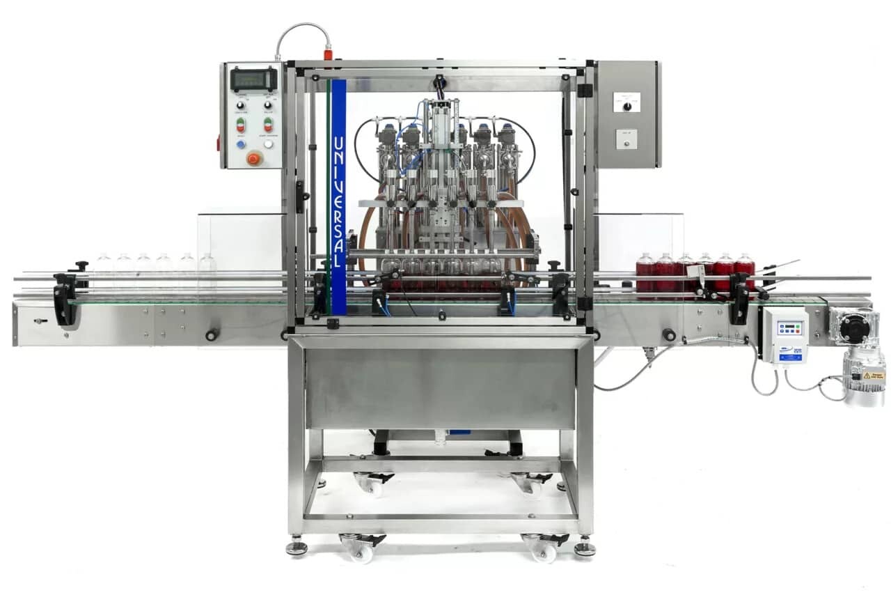 Universal automatic liquid filling machine